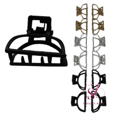 Заколка краб для волосся металевий Заколка краб для волосся металевий