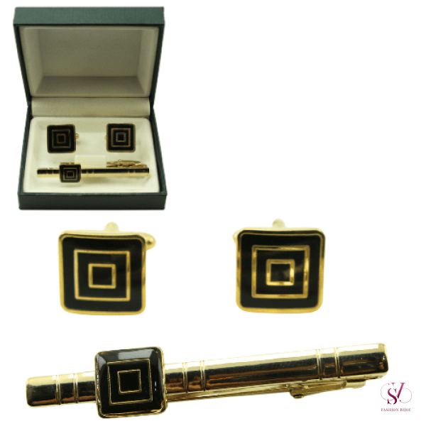 Запонки та затискач для краватки -  SVT-11575