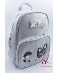 Рюкзак білий, кошеня Рюкзак білий, кошеня
