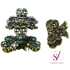 Заколка краб для волосся металевий Заколка краб для волосся металевий