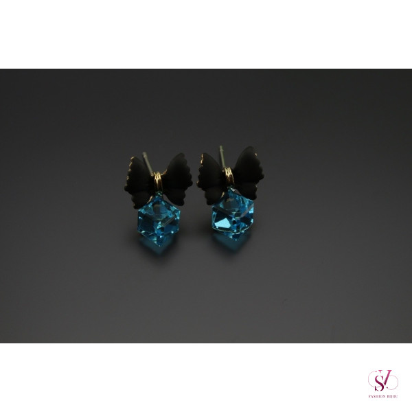 Сережки з кристалами  -  SVT 6425 - 1