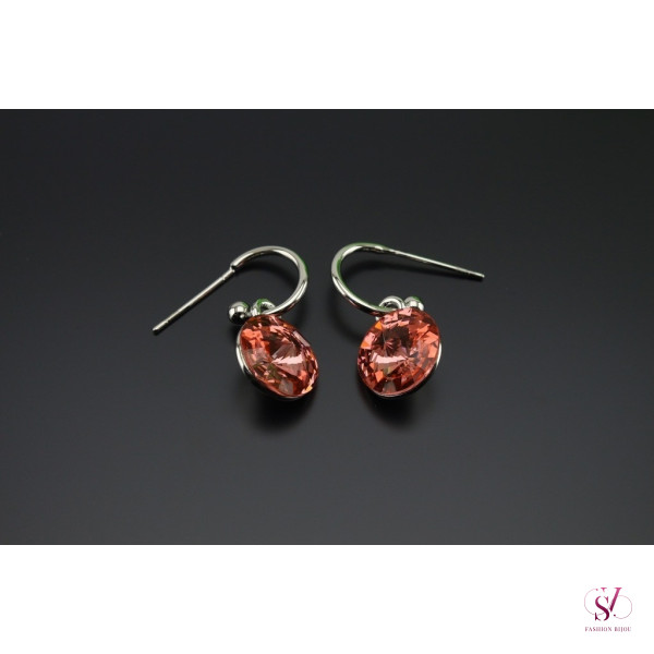 Сережки з кристалами  -  SVT 6532 - 1