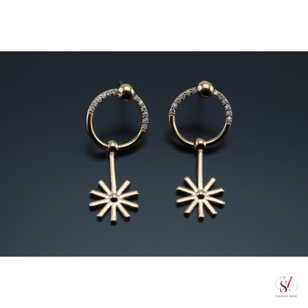 Сережки в стилі мінімалізм -  SVT 6593
