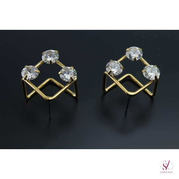 Сережки в стилі fashion -  SVT 6631