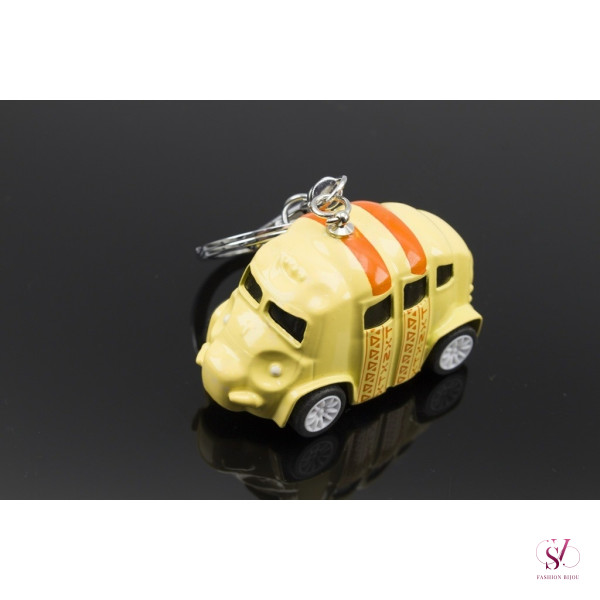 Брелок дитячий, машинка жовтий автобус -  VS-0232-4