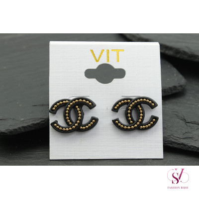 Купити Сережки в стилі Chanel SVT-11715