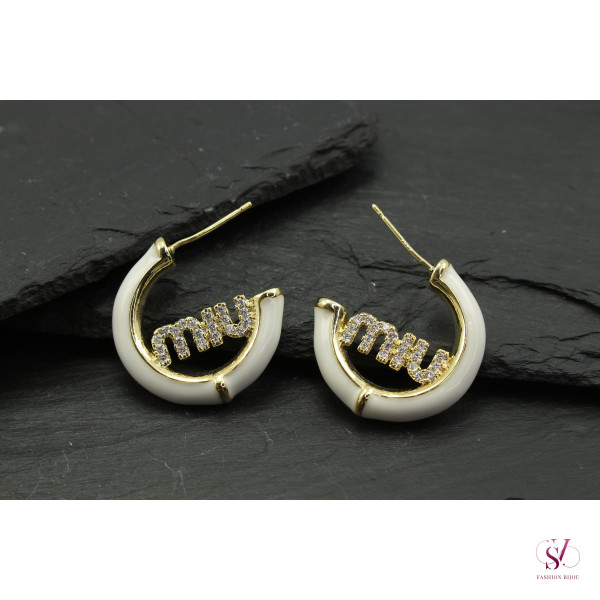 Сережки в стилі fashion -  SVT-11740