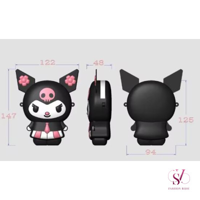 Силиконовая сумка Kuromi для детей для детей SVT-11381-1 опт 