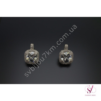 Сережки зі стразами Swarovski SVT 6597 Купити