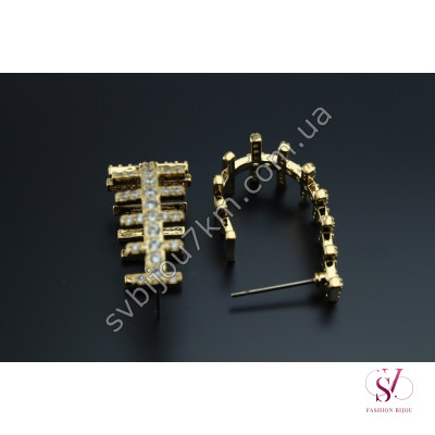 Сережки зі стразами Swarovski SVT 6611-1 Купити