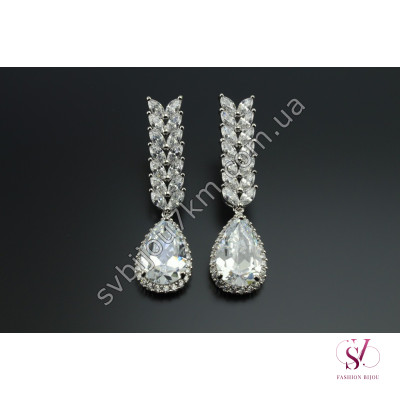 Сережки з кристалами Swarovski SVT 6614-1 Купити