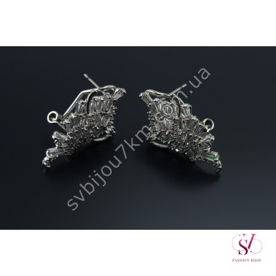 Сережки Метелик зі стразами Swarovski SVT 6612 Купити