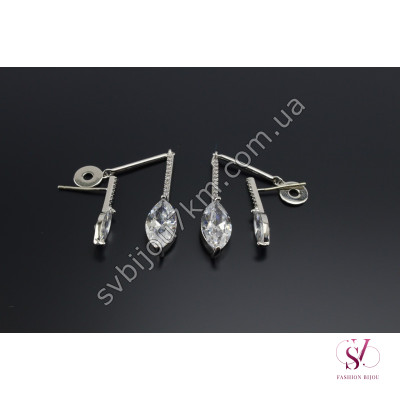 Сережки зі стразами Swarovski SVT 6659 Купити