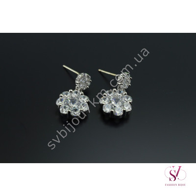 Сережки зі стразами Swarovski SVT 6663 Купити