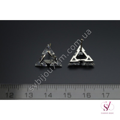 Сережки зі стразами Swarovski SVT 6780 Купити