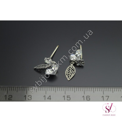 Сережки зі стразами Swarovski SVT 6785 Купити