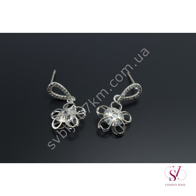 Сережки зі стразами Swarovski SVT 6815 Купити
