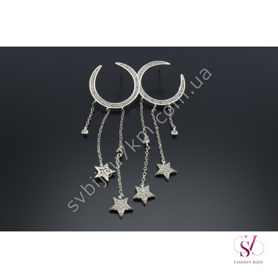 Сережки зі стразами Swarovski SVT 6829 Купити