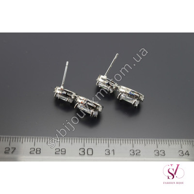 Сережки зі стразами Swarovski SVT 7246 Купити