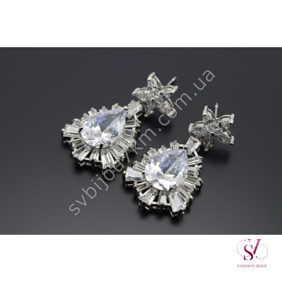 Сережки з кристалами Swarovski SVT 7263 Купити опт