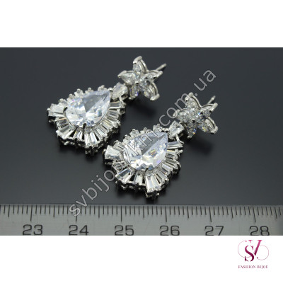 Сережки з кристалами Swarovski SVT 7263 Купити