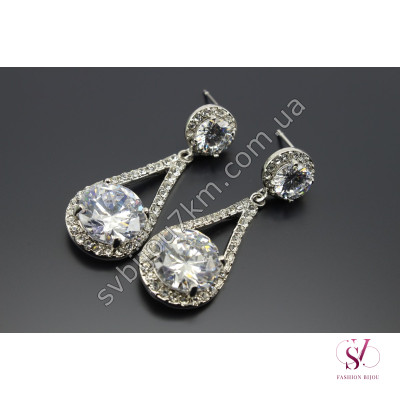 Сережки з кристалами Swarovski SVT 7266 Купити