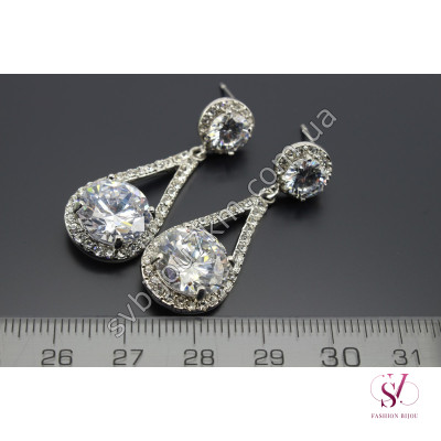 Сережки з кристалами Swarovski SVT 7266 Купити опт