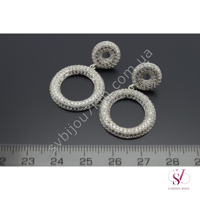 Сережки зі стразами Swarovski SVT 7269 Купити опт
